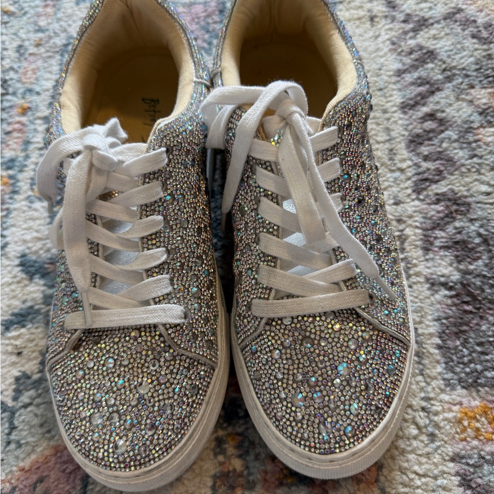 Betsey Johnson Rhinestone Women's Sneakers